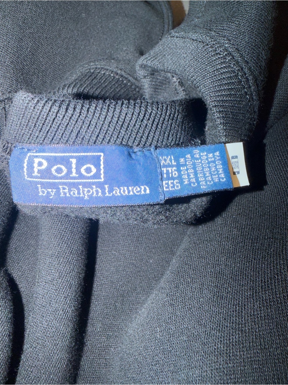 Polo by Ralph Lauren Black Fleece Crewneck Sweatshirt AND Sweatpants- Never Worn - Picture 8 of 8